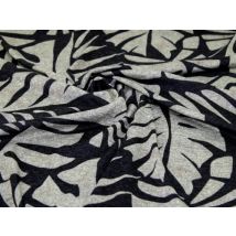 Monstera Street Recycled Melange Sweater Knit Stretch POD Fabric