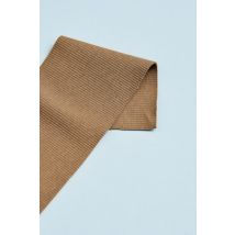 Mind The MAKER Organic Cotton Rib Stretch Knit Fabric Camel