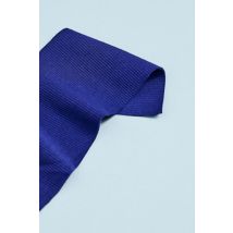Mind The MAKER Organic Cotton Rib Stretch Knit Fabric Cobalt Blue