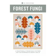 Pen + Paper Quilting Pattern Forest Fungi