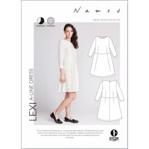 Named Clothing Paper Sewing Pattern Lexi A Line Dress
