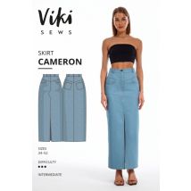 Vikisews Paper Sewing Pattern Cameron Skirt