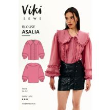 Vikisews Paper Sewing Pattern Asalia Blouse