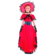 Rood Scarlett-kostuum voor meisjes