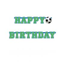 Happy birthday-voetbalspandoek