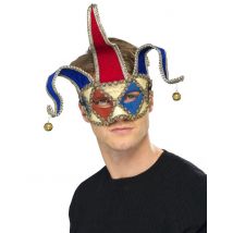 Venetiaanse wolf volwassen harlekijnclown