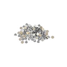 100 Kleine ronde zilverkleurige tafelconfetti 0;6 cm