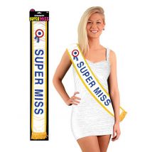 Supermiss blauwe sjaal