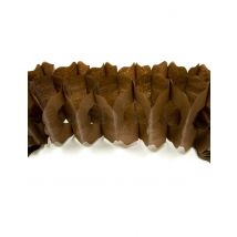 Bruine papieren slinger 15cm x 4m
