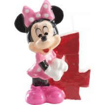 Minnie nummer 4 kaars