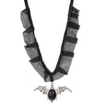 Halloween vleermuis choker voor volwassenen