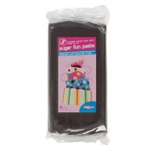Donkere glutenvrije suikerpasta 250 g