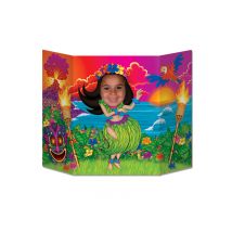 Hula Girl Hawaii kartonnen hoofdband 94 x 64 cm