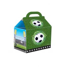 4 kartonnen doosjes voor voetbalfeestje