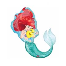 Reuze aluminium ballon De kleine zeemeermin 86 cm