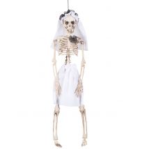 Halloween hangdecoratie bruidsskelet 40 cm