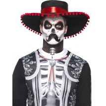 Dia de los muertos make-upset voor volwassen Mexicaanse skeletten
