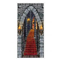 Decoratie kasteeldeur 76 x 152 cm