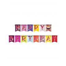 Happy Birthday papieren slinger Verjaardagstaart 2,45 m