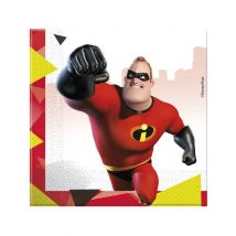 20 Servetten The Incredibles 2 33 x 33 cm