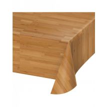 Plastic tafelkleed basketbalveld 137 x 264 cm