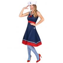 Retro matrozenkostuum voor dames