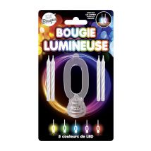 LED-lichtkaarsen nummer 0