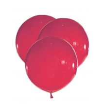 5 Grote rode latex ballonnen 47 cm