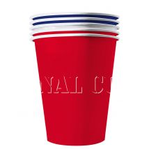 20 Amerikaanse recyclebare kartonnen bekers Frankrijk 53 cl