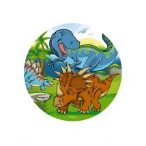 Eetbare schijf dinosaurus 20 cm