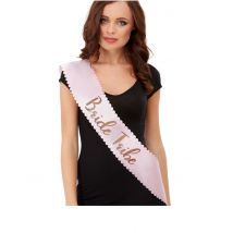 Bride Tribe EVJF volwassen roze sjaal