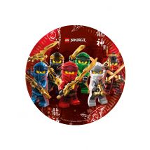 8 FSC Lego Ninjago papieren borden 23 cm