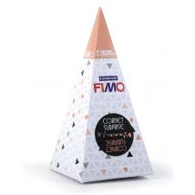 FIMO Eenhoorn oranje verrassingskegel 17 x 7 cm