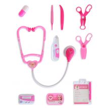 Dokterskit 10 stuks roze