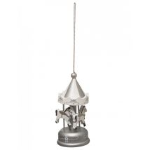 Hanger voor zilveren carrouselboom 9 cm