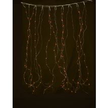 Warm wit lichtgordijn 1,7 x 0,5 m 90 LED
