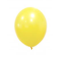 100 Mini gele latex ballonnen 13 cm