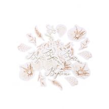 100 pampas en katoenen bloemen dooptafelconfetti