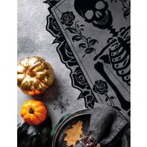 Skeletkant tafelloper 180 x 60 cm