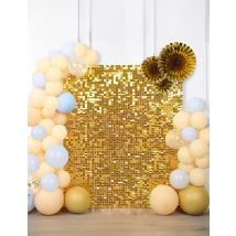 Gouden achtergrondpaneel 30 x 30 cm