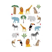 Savannah dieren tatoeages