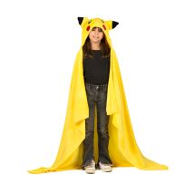 Pikachu Kostuum Fleece Plaid met Capuchon Kind Pokémon