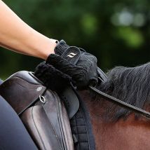 Gants d'équitation Back on Track - noir
