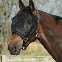 QHP Licol avec masque anti-mouches Combi