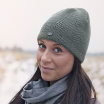 Back on Track Bonnet en laine Kim - olive