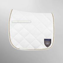 Passier dressage saddle pad with crest - white