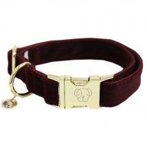 Kentucky Dogwear collier Dog Collar "Corduroy" - Bordeaux