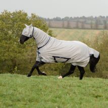 Bucas Freedom Fly Sheet Full Neck PONY - Argent