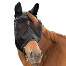 Waldhausen Premium masque anti-mouches 3 en 1 - noir
