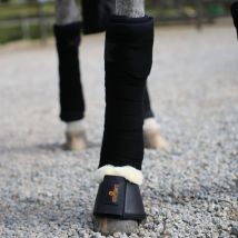 Kentucky Horsewear bandages en laine set de 4 - noir